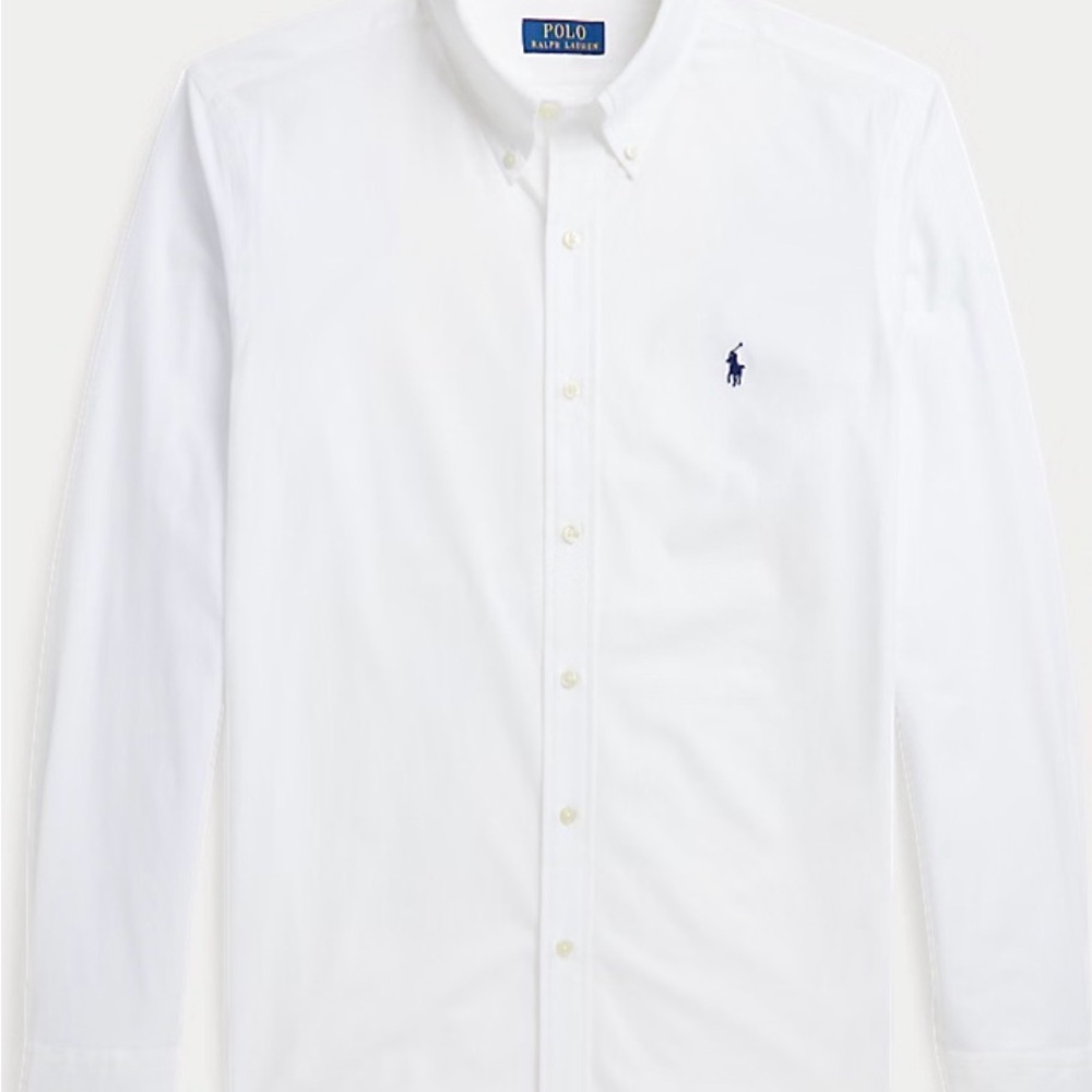 Ralph Lauren Oxford Classic White Button-Down Shirt 16 1/2 Men